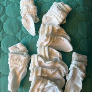 White Baby  Socks